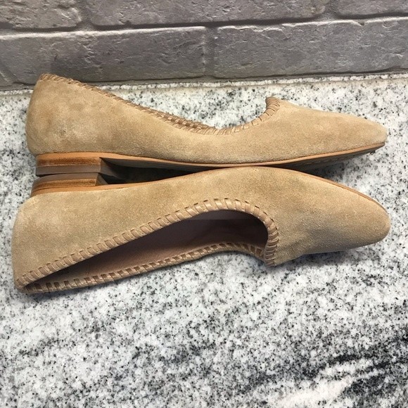 Lands End Suede Flats, Size 7D - Picture 4 of 8